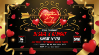 valentines party Digital Display (16:9) template