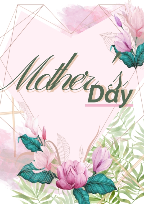 Mother's Day A5 template