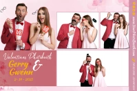 Valentines Photobooth Poster template