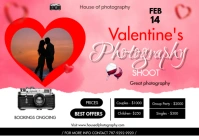 Valentines photography A3 template