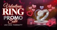 Valentines Ring Promo Sale Facebook Shared Image template