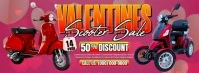 Valentines Scooter Sale Discount Фотография обложки профиля Facebook template