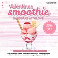 Valentines Smoothie Sale Wpis na Instagrama template