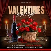 Valentines social media post Instagram-Beitrag template