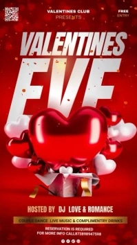 valentines video Instagram story template