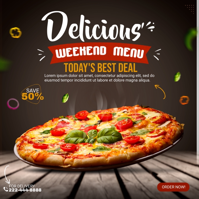 Weekend Menu Design Modèle Valentines Weekend Menu | PosterMyWall