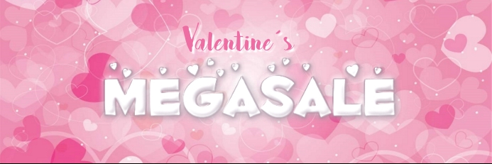 Valentine´s sale Transparent 2 stopy × 6 stóp template