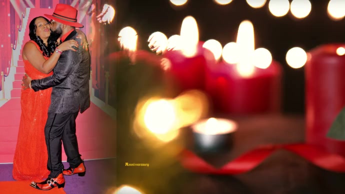 Valentine’s Day/Anniversary Wpis na Twittera template