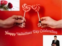 Valintines Day Celebration 14 February Gårdskilt template