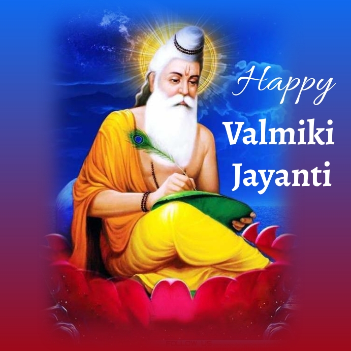 valmiki jayanti Instagram Post template