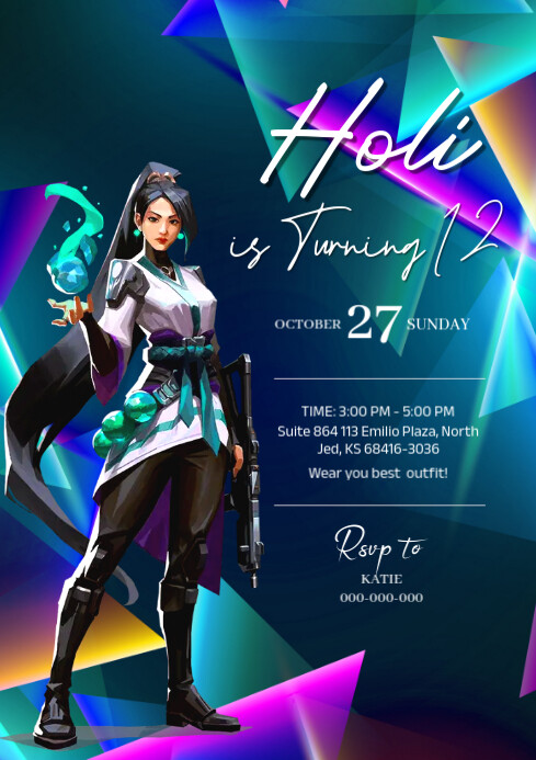 Valorant A4 template