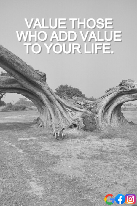 VALUE AND LIFE QUOTE TEMPLATE Poster