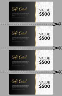 Gidft Card Example Premium Gift Card Template | PosterMyWall