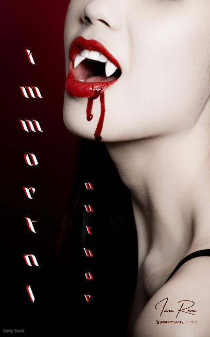 Vampire Novel Book Cover Template | PosterMyWall