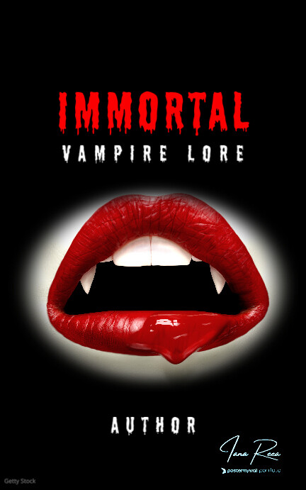 Copy of Vampire Novel Book Cover | PosterMyWall