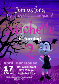 Vampirina Birthday Invitation Template | PosterMyWall