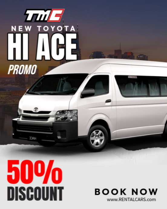 Plantilla de Van Rental Promo | PosterMyWall