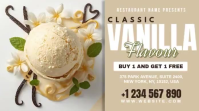 Brun Vanilla Ice Cream Promotion Pos Twitter Template