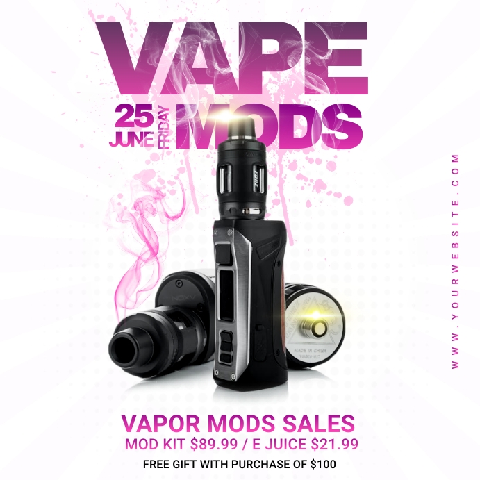 vape mods Template | PosterMyWall vape mods Template | PosterMyWall