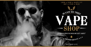 Sort Vape Shop Promotion Facebook Shared Image Template