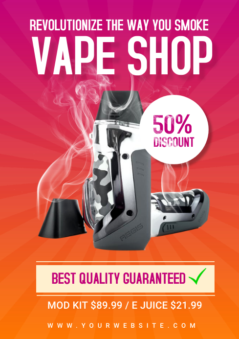 vape shop Template | PosterMyWall vape shop Template | PosterMyWall