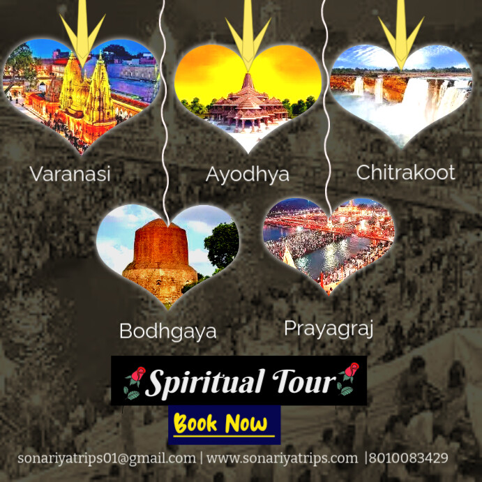 Varanasi and Ayodhya Tour Pos Instagram template