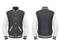 Varsity sweatshirt mockup template Medium Rectangle