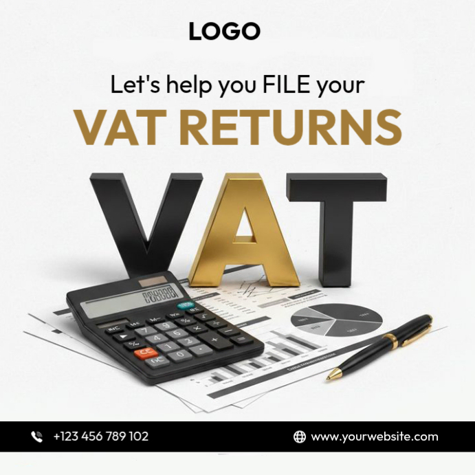 Copy of VAT Returns poster | PosterMyWall
