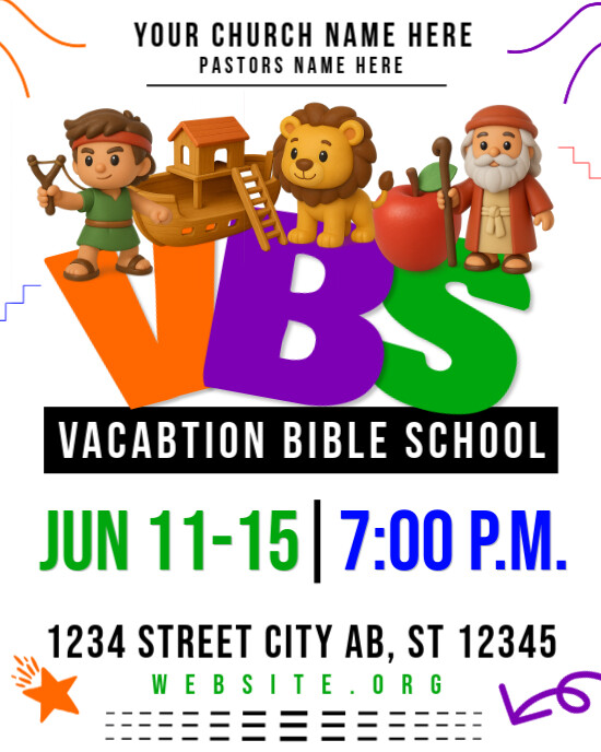 Vbs Layout Editable VBS Template | PosterMyWall