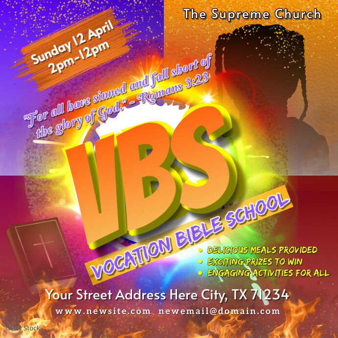 VBS Instagram Post template