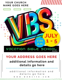 VBS Flyer (US Letter) template