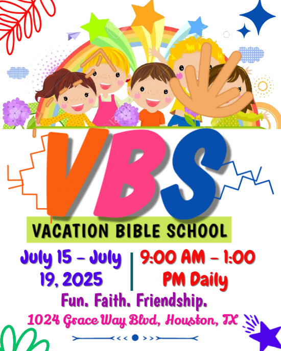Vbs Layout Editable VBS Template | PosterMyWall