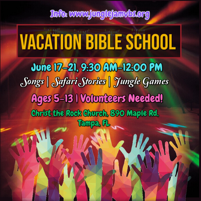 VBS Template | PosterMyWall