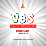 VBS flyer Instagram-Beitrag template