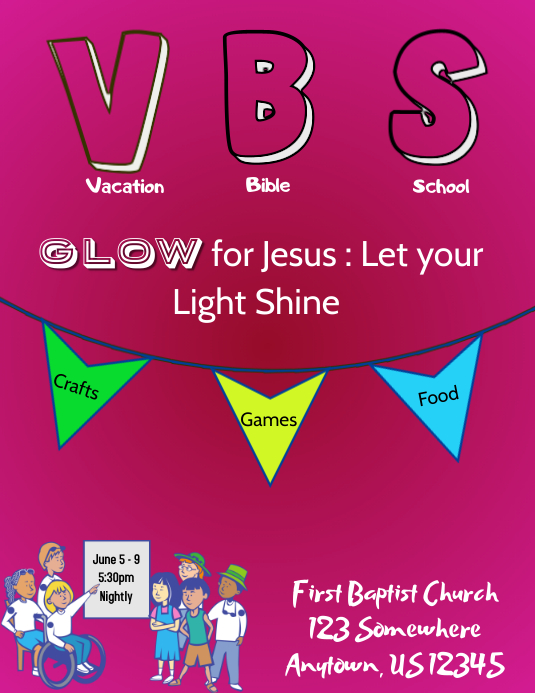 Vbs Flyer Template Free Printable Word Searches vbs-flyer-template-free-printable-word-searches