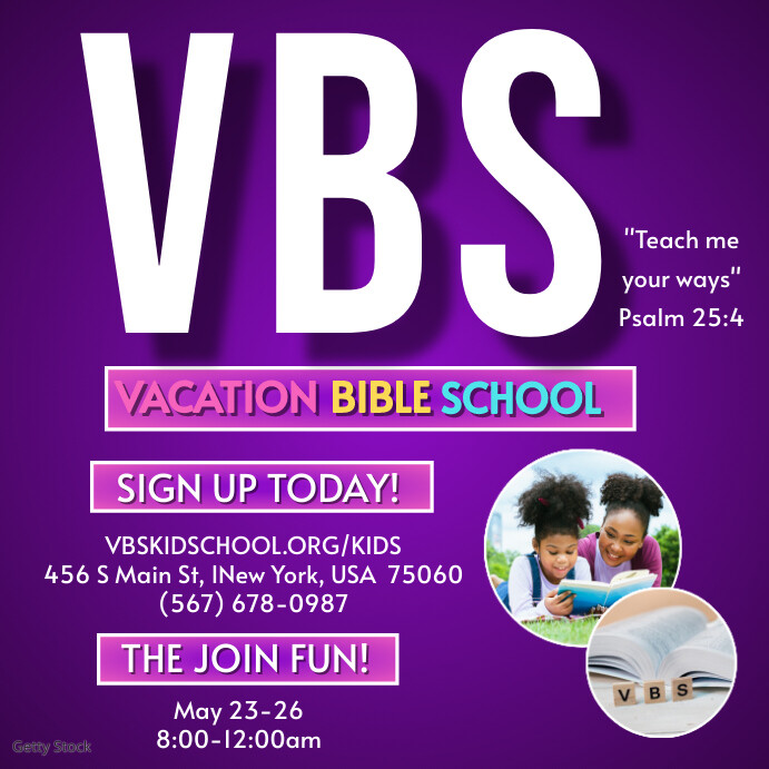 VBS Registration Flyer Template PosterMyWall VBS Registration Flyer Template PosterMyWall