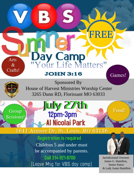 VBS Summer Day Camp Template PosterMyWall