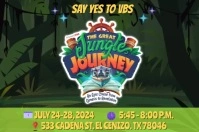 VBS THE GREAT JUNGLE JOURNEY Póster template