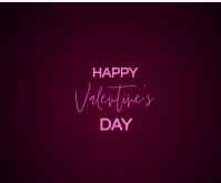 VDAY NEON (1) สามเหลี่ยมขนาดกลาง template
