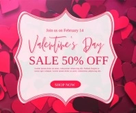 VDAY SALES (3) สามเหลี่ยมขนาดกลาง template