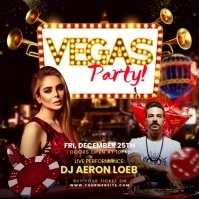vegas party template Square (1:1)