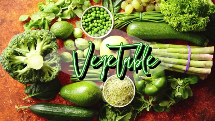 Vegetable Miniatura do YouTube template