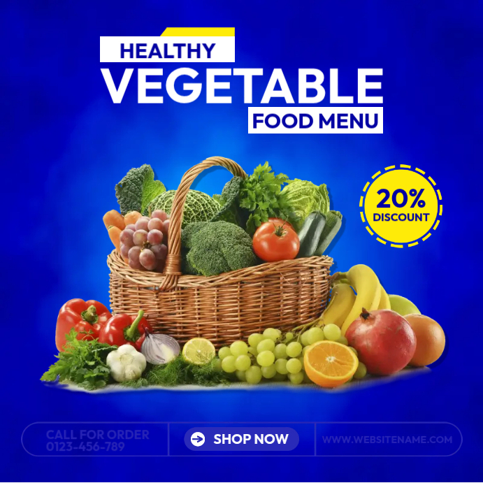 Vegetable Menu Card Vegetable Food Menu Template | PosterMyWall