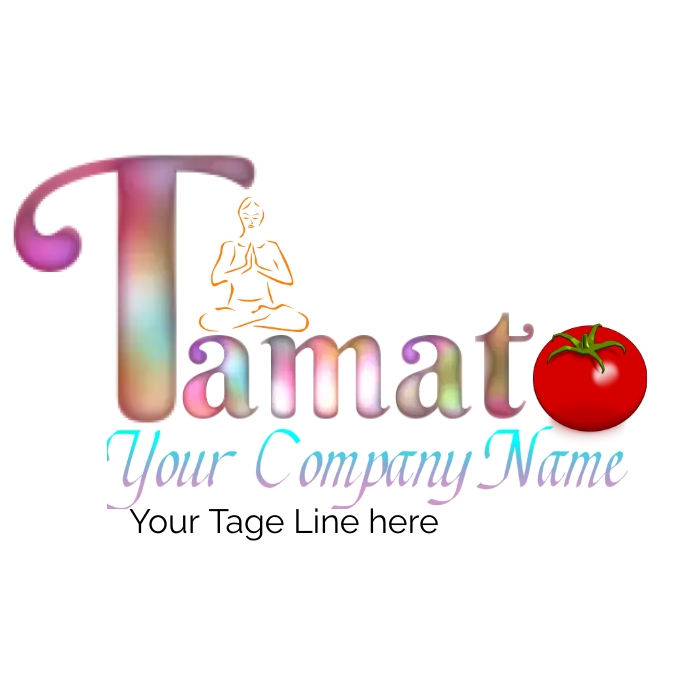 Vegetable logo template