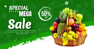 Geel Special Offer Sale Facebook Shared Image Template