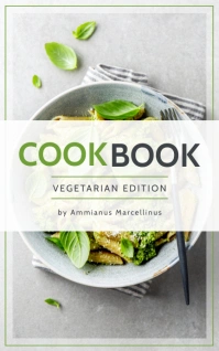 vegetarian cook book cover template design Kindle/Book Covers