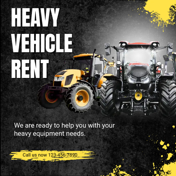 VEHICLE RENT Template | PosterMyWall