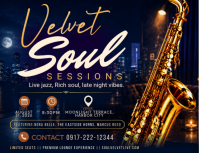 Velvet Soul Sessions Рекламная листовка (US Letter) template