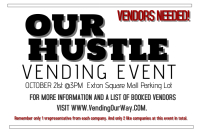 Vending Event Flyer Poster template