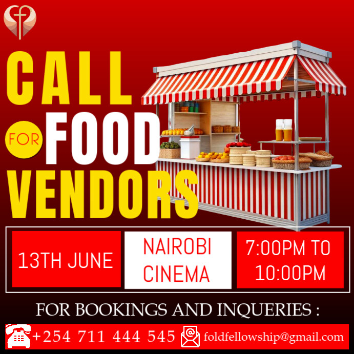 VENDORS Message Instagram template